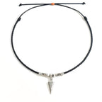 Men's Necklace with Arrowhead Pendant