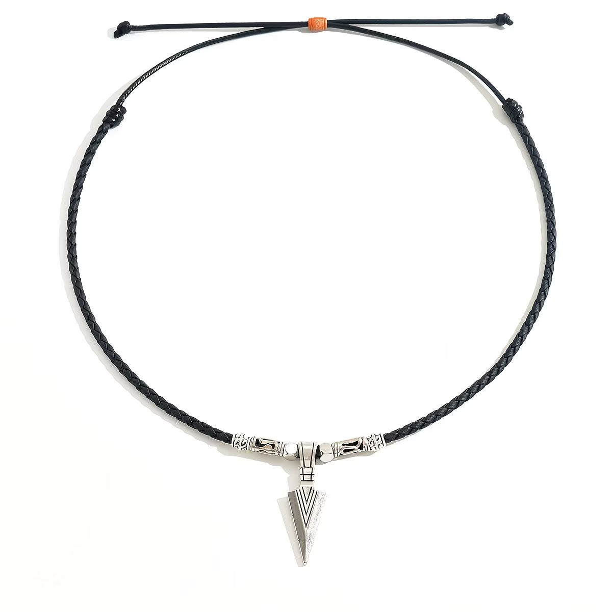 Men's Necklace with Arrowhead Pendant