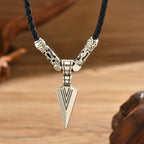Men's Necklace with Arrowhead Pendant