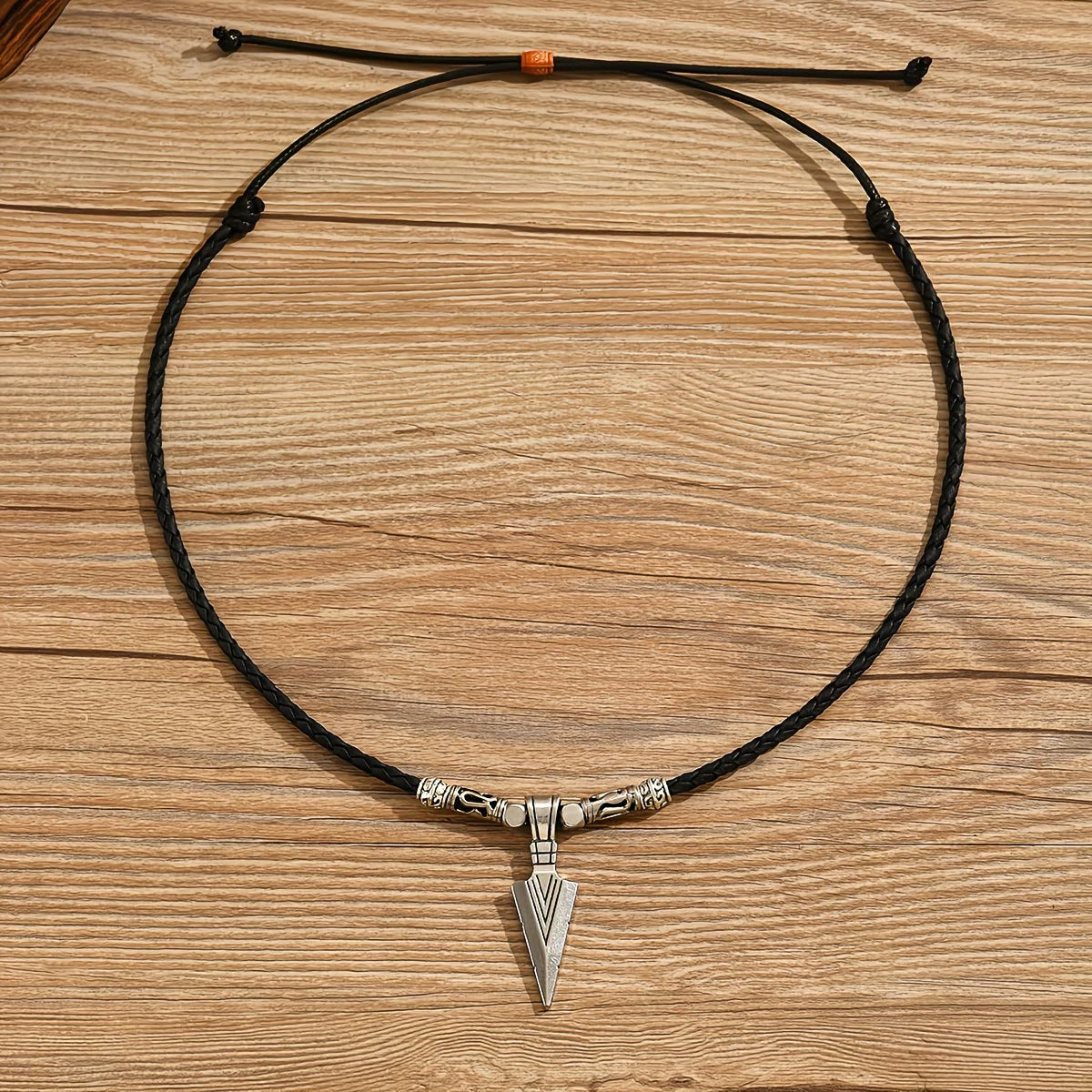Men's Necklace with Arrowhead Pendant