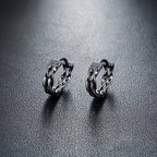 Men's Twisted Hoop Earrings