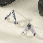 Men's V-Shape Earrings
