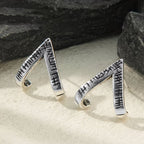 Men's V-Shape Earrings