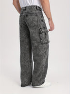 Men's Wide-Leg Cargo Pants