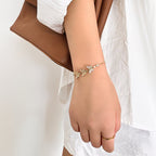Women's Butterfly Charm Box Chain Bracelet