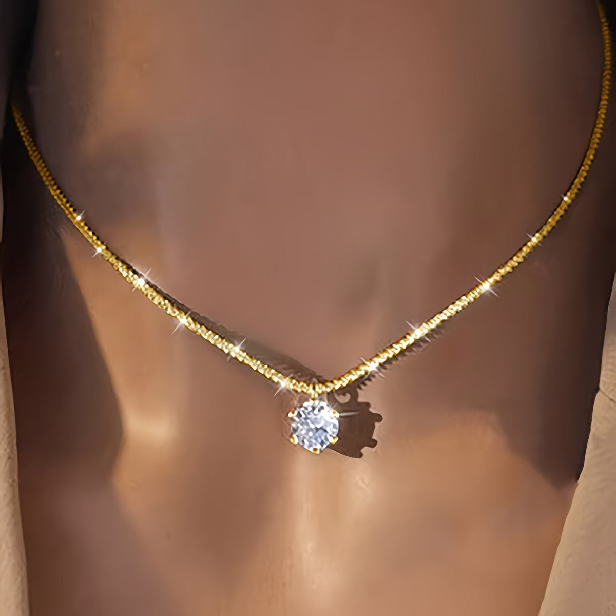 Women's Crystal Pendant Necklace
