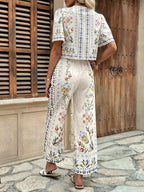 Women's Two-Piece Set with Floral Print